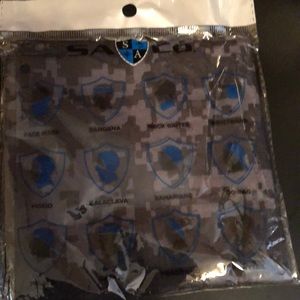 SA face shield face mask black camo